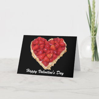 strawberry heart holiday card