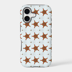 strawberry hearts pattern case