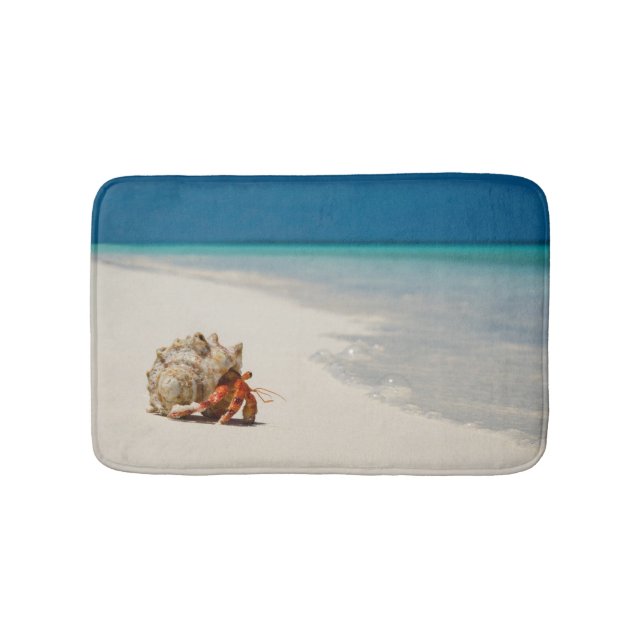 Strawberry Hermit Crab | Coenobita Perlatus Bath Mat (Front)