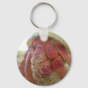 Strawberry Hermit Crab Keychain