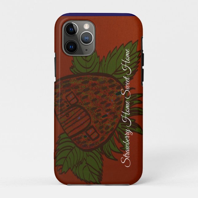 Strawberry Home Sweet Home  Case-Mate iPhone Case (Back)