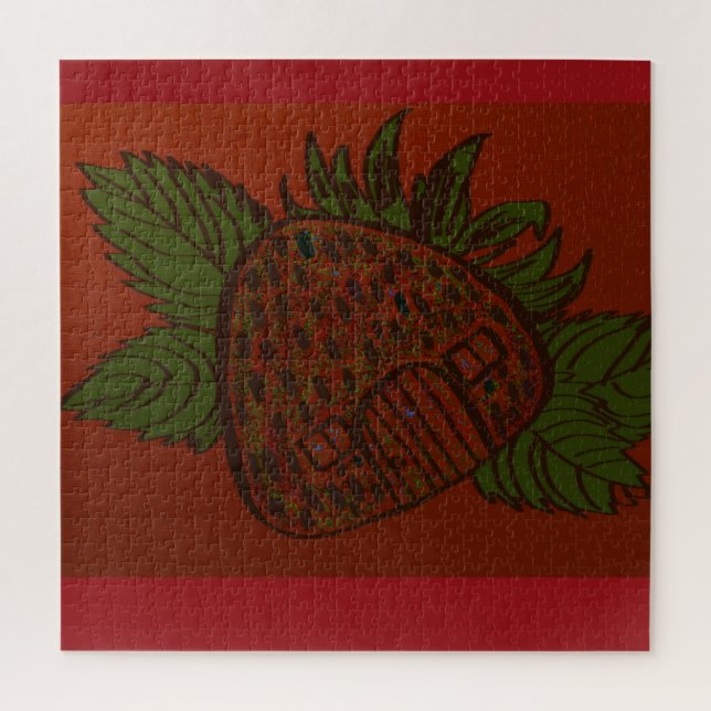 Strawberry Home Sweet Home Jigsaw Puzzle (Vertical)