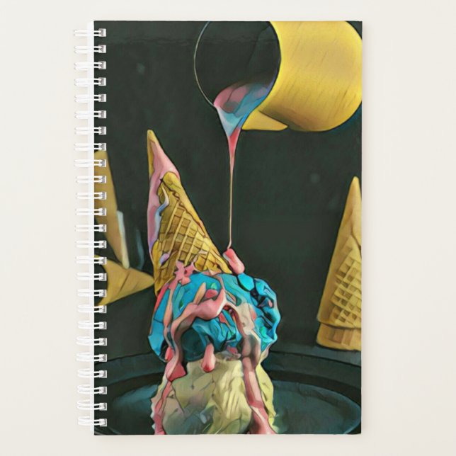 Strawberry ice cream cone planner (Front)