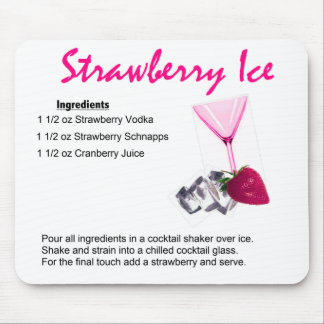 Strawberry Ice Mouse Pad
