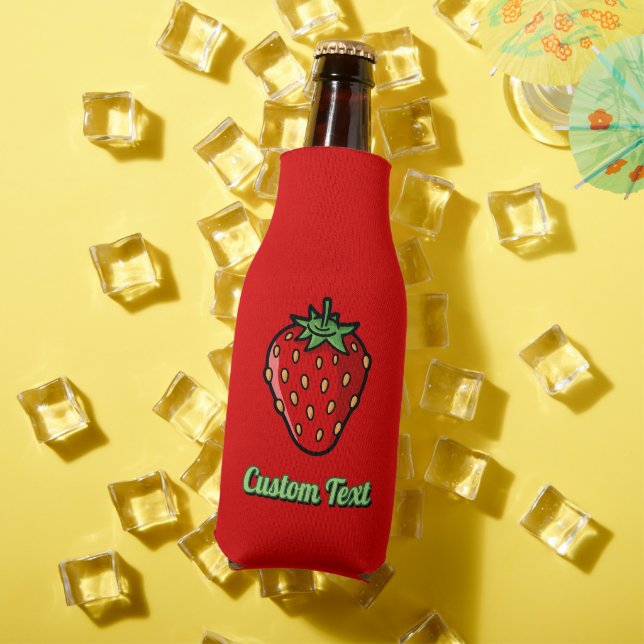 Strawberry Icon Bottle Cooler (In Situ Summer)