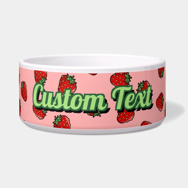 Strawberry Icon Bowl (Front)