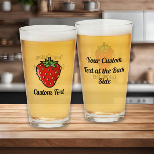 Strawberry Icon Glass