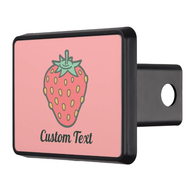 Strawberry Icon Hitch Cover (Left)