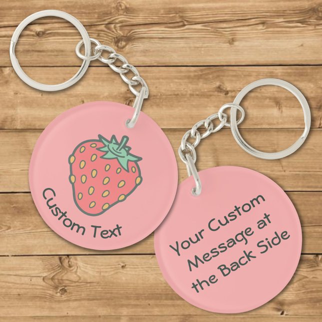 Strawberry Icon Keychain (Creator Uploaded)
