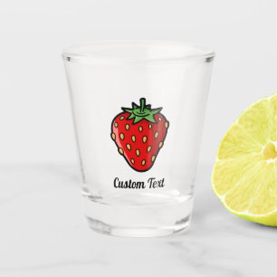 Strawberry Icon Shot Glass