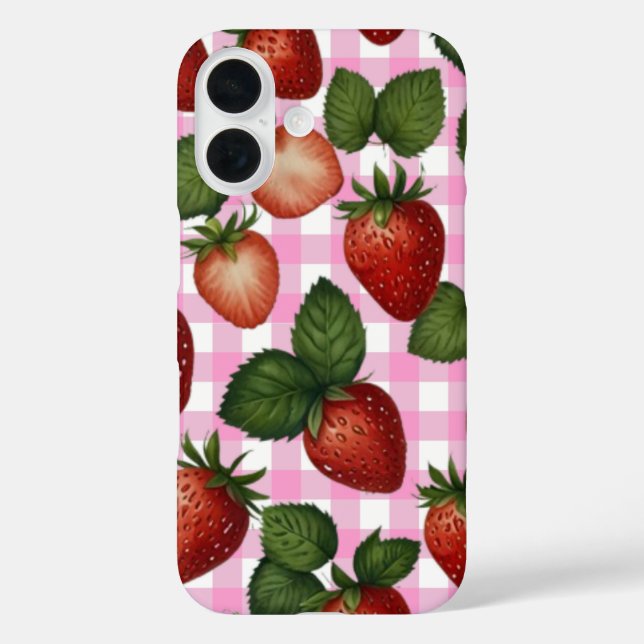 Strawberry iPhone Case (Back)