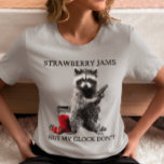 Strawberry Jams But My Glock Don't Funny Meme T-Shirt<br><div class="desc">You may change the style of this shirt by choosing More > under the style option. It may be personalized in the area provide or customizing by choosing the click to customize further option and changing the name, initials or words. You may also change the text colour and style or...</div>