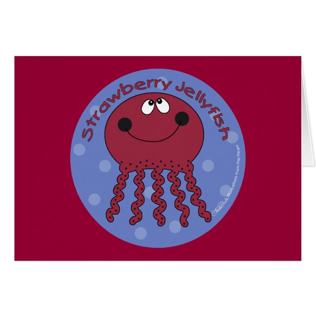 Strawberry Jellyfish (Front Horizontal)
