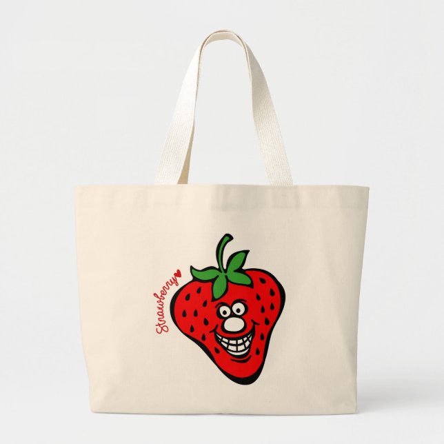 Strawberry *Jumbo Tote (Front)