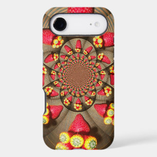 Strawberry Kaleidoscope   Colourful Red Delight Ar