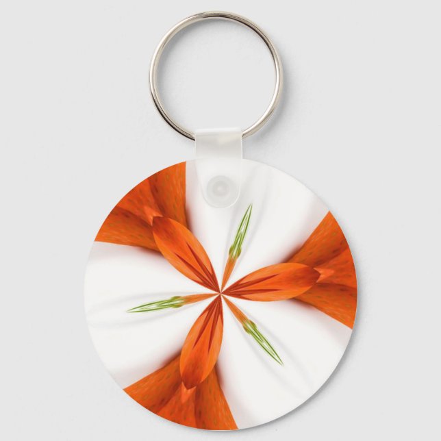 strawberry kaleidoscope keychain (Front)