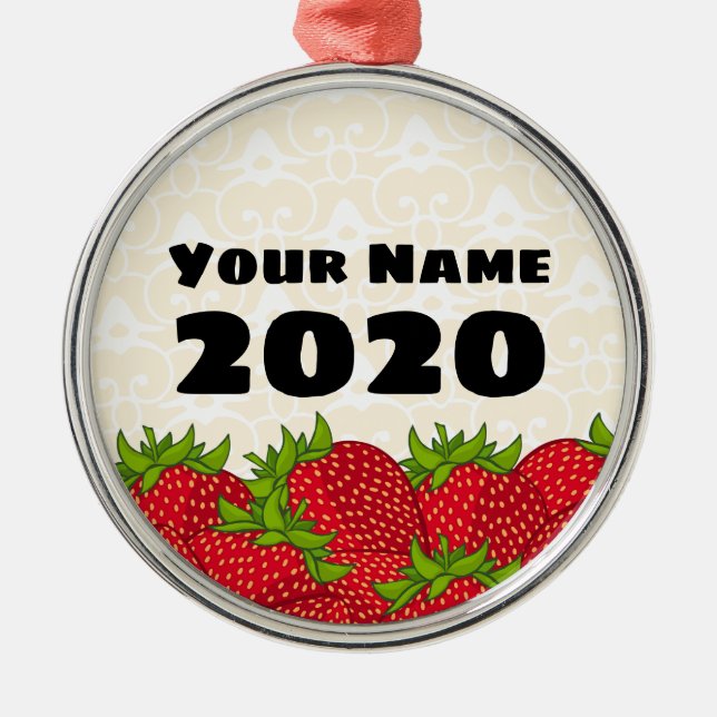 Strawberry Keepsake Ornament (Front)