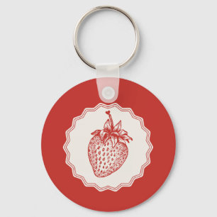 Strawberry Keychain