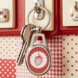 Strawberry Keychain