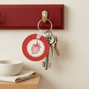 Strawberry Keychain