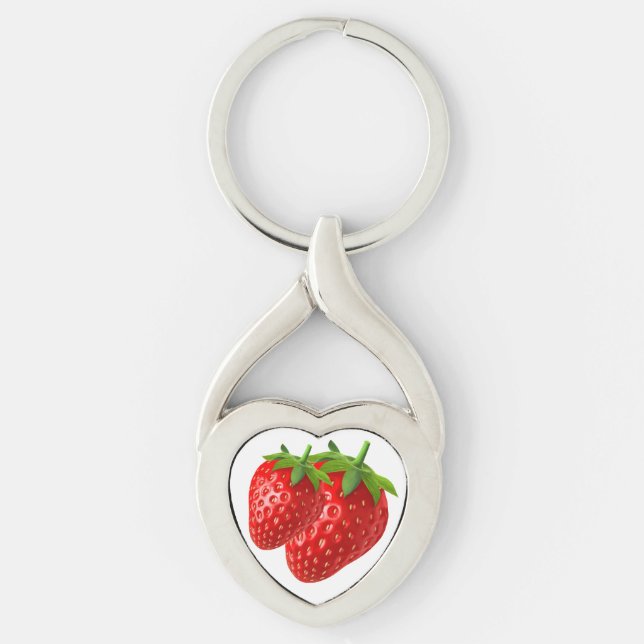 Strawberry Keychain (Front)