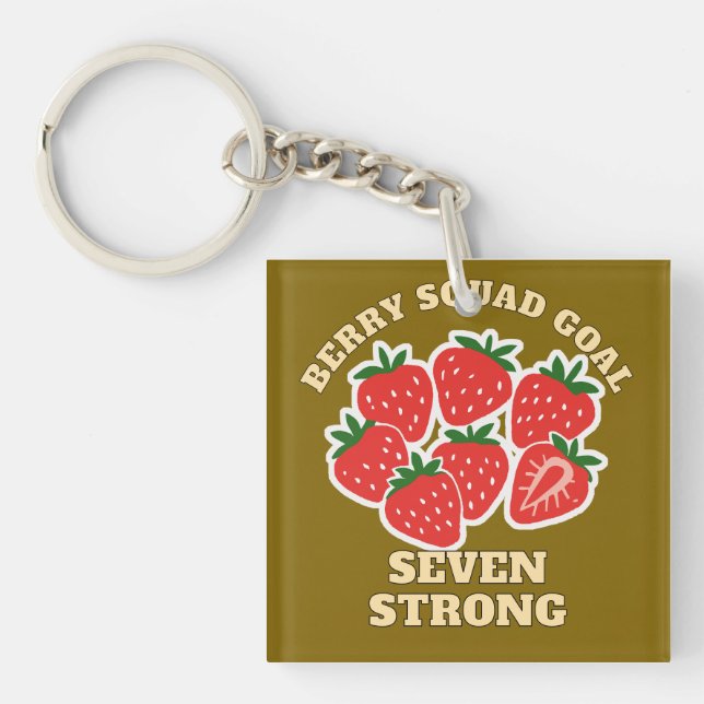 strawberry keychain (Front)