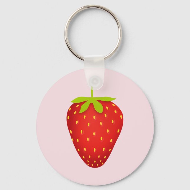 Strawberry Keychain (Front)