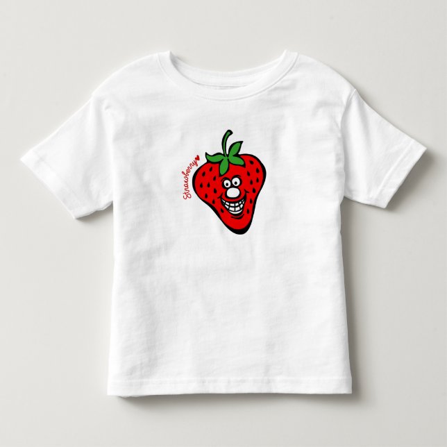 Strawberry *Kids White Tee (Front)