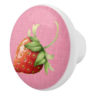 Strawberry Kitchen Drawer Knob - SRF