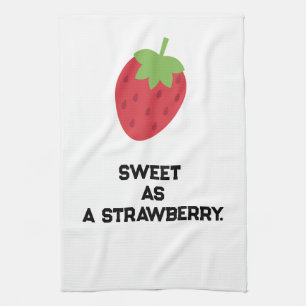 Strawberry Kitchen Towel Cute Fruit-Themed