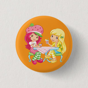 “Strawberry & Lemonade Besties” 1 Inch Round Button