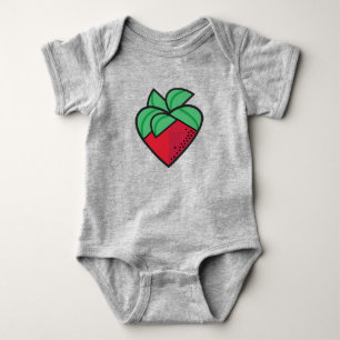 Strawberry Love Baby Bodysuit