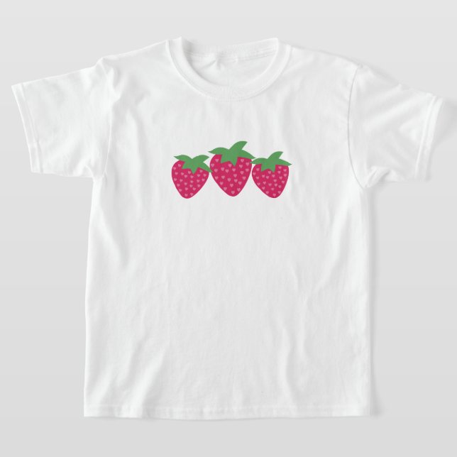 Strawberry Love T-Shirt (Laydown)