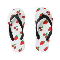 Strawberry loves Cherry Flip Flops