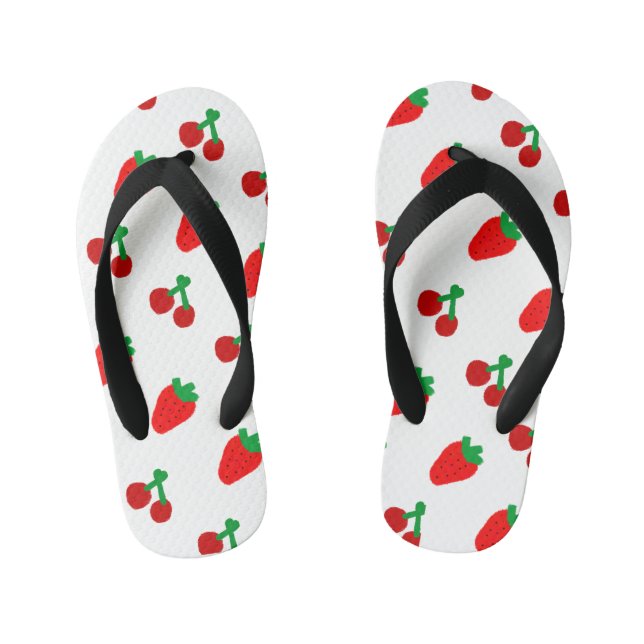 Strawberry loves Cherry Flip Flops (Footbed)