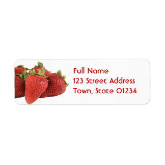 Strawberry Mailing Labels