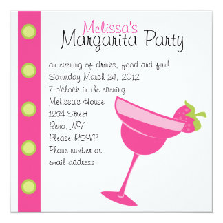 Strawberry Margarita Invitations & Announcements | Zazzle Canada