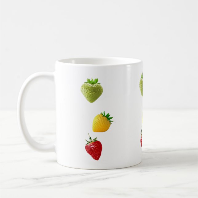 Strawberry Memories Seeds of Sweetness Between  Coffee Mug (Left)