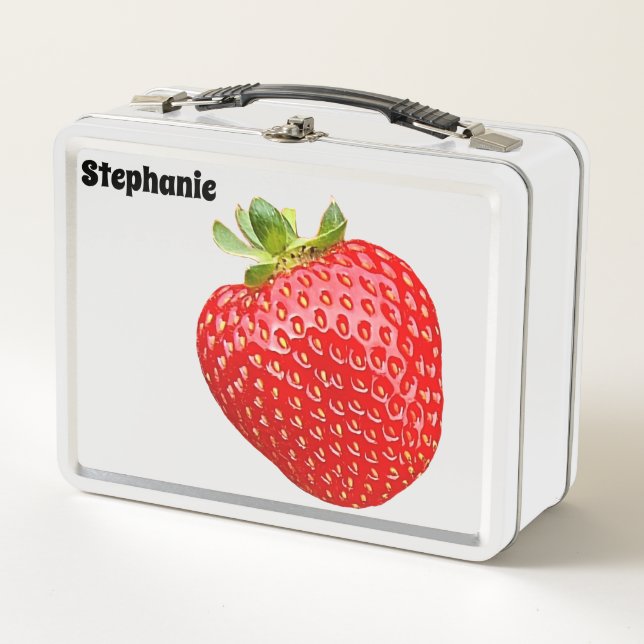 Strawberry Metal Lunchbox (Front)