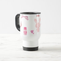 Strawberry Milk Bunny Cute Pastel Pink