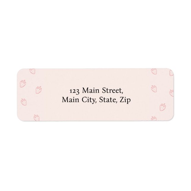 Strawberry Minimalism (Front)