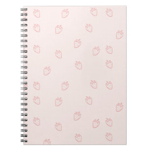  Strawberry Minimalism Notebook