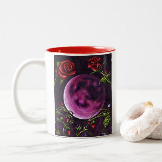 Strawberry Moon Two-Tone Coffee Mug