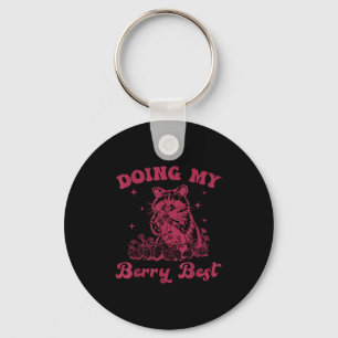 Strawberry Motivation Cute Berry Lover Keychain