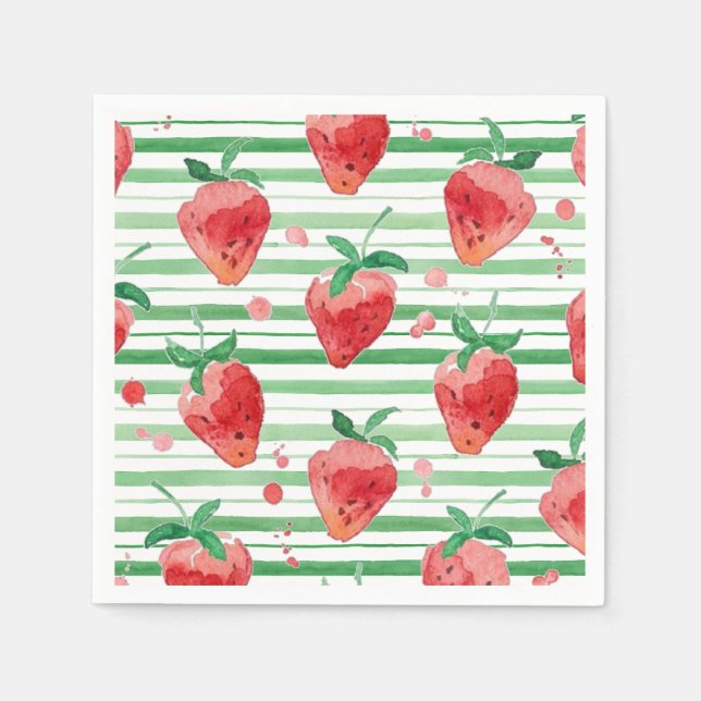 Strawberry Napkin (Front)