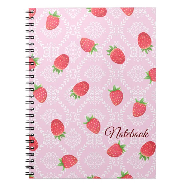 Strawberry Notebook (Front)