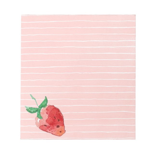 Strawberry Notepad (Front)