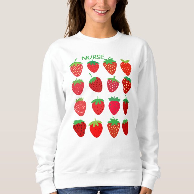 Strawberry Nurse Sweatshirt (Front)