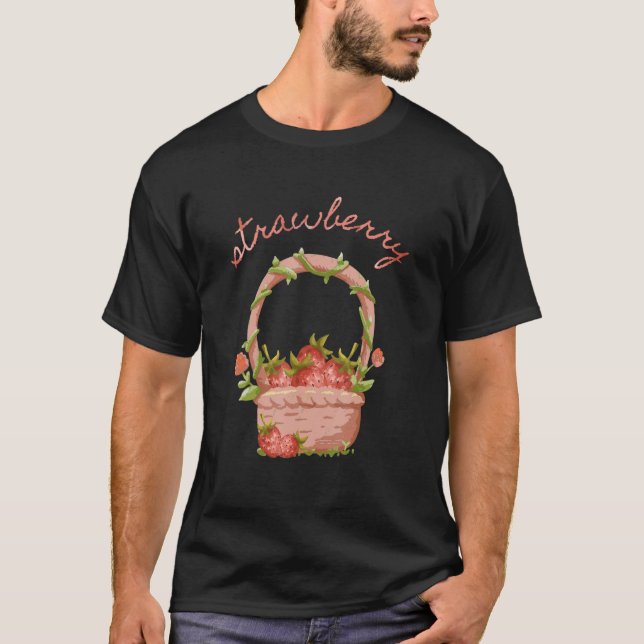 Strawberry Painting T-Shirt (Front)
