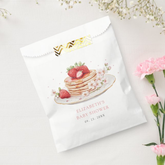 Strawberry Pancake Brunch Baby Shower Favour Bag (Sealed)